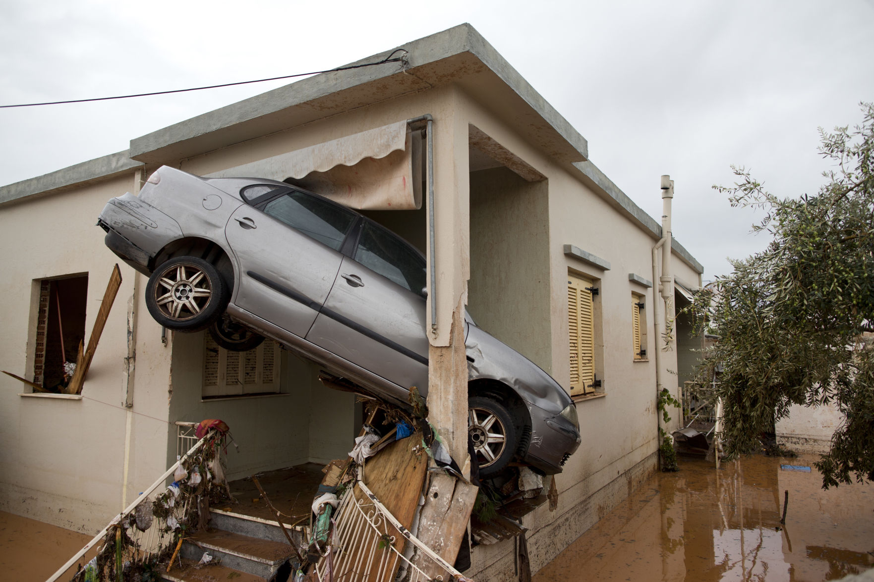 APTOPIX Greece Storms